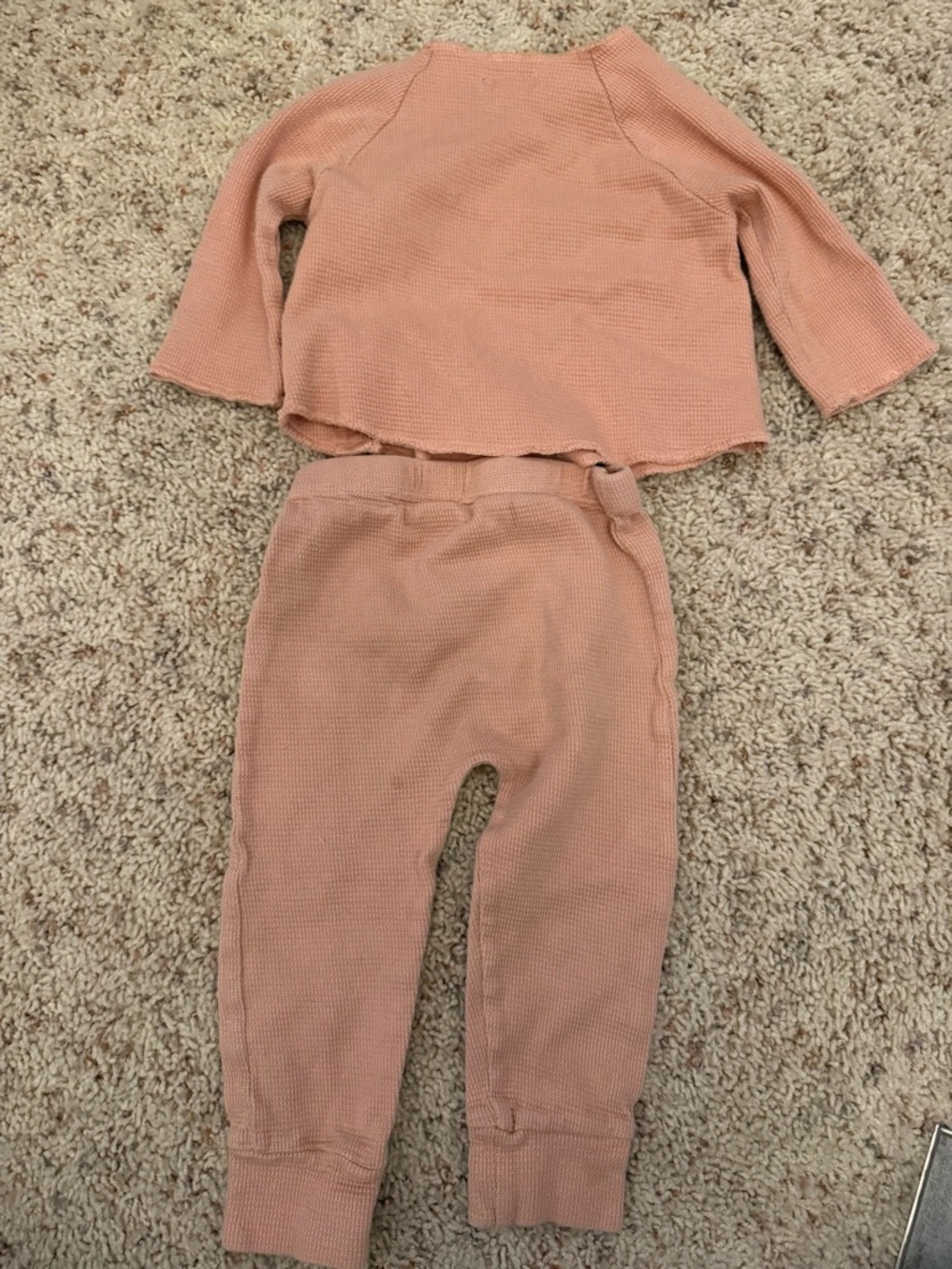 Mud Pie Knit 9-12 Month Outfit in Dusty Rose - Picture 3 of 3